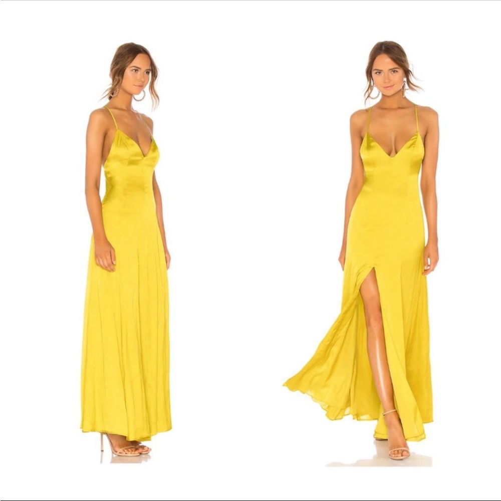 Lovers & Friends Bermuda Dress in Chartreuse Yellow Green Size XS